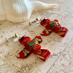 Totem Earrings 1950’s
